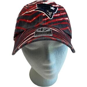 '47 Brand Clean Up Zubaz New England Patriots NFL Football Adjustable Hat Cap